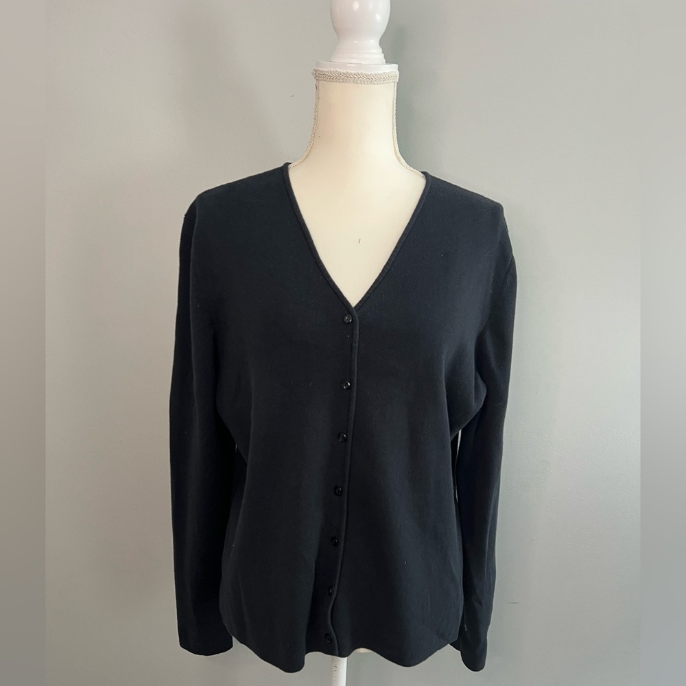 Lou Lou Women’s Black Cardigan Size Medium